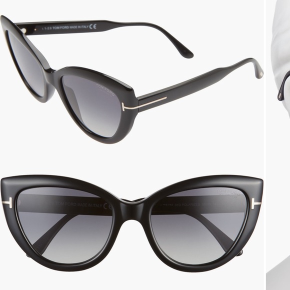 TOM FORD Anya 55mm Polarized Round Glasses - Picture 3 of 3